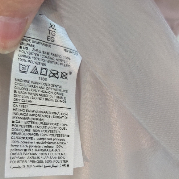 Old Navy Quilted Lightweight Vest Pale Pink For Fall, Winter & Spring Women's XL - Picture 6 of 10